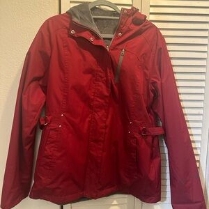 Free Country Women's Cherry Red Ski Jacket